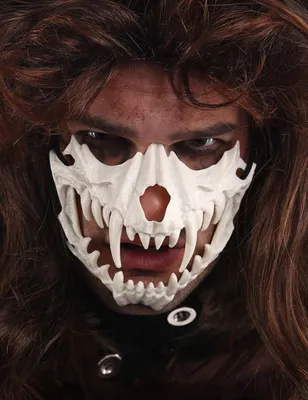 Produktbild von Skelettkiefer-Maske für Erwachsene - Einheitsgröße