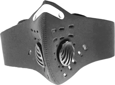 Produktbild von APT Sportmaske grau, Smog- & Allergiker-Maske, staubabweisend, 53 cm Spannweite, 15 cm Höhe