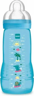 Produktbild von MAM A126 EASY Active 330ML 4M+ Baby-Flasche + Sauger, 330ml Fassungsvermögen, -frei