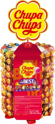 Produktbild von Chupa Chups Lollipop Lutscherrad "The Best Of" 200 Stck. im Aufsteller