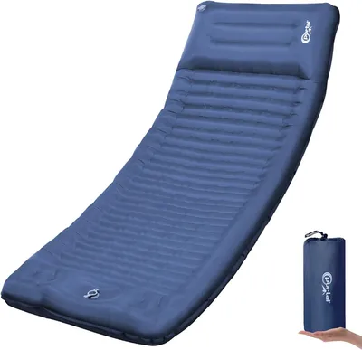 Produktbild von Campingmatratze 10 cm, mit Fußpumpe, aufblasbar, für Camping