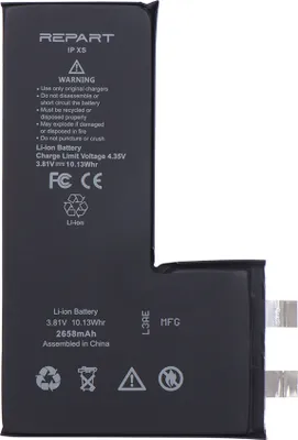 Immagine prodotto di Batteria Tradebit per Apple iPhone XS da 2658 mAh senza BMS, batteria per cellulare, batteria di ricambio agli ioni di litio, batteria per smartphone, riparazione