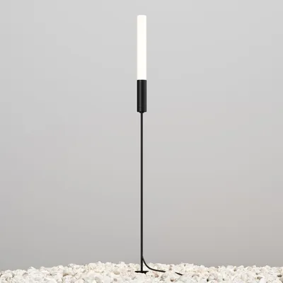 Produktbild von Stehleuchte außen Aluminium LED IP65 100 cm Graphit rund warmweißes Licht 3000 K 250 lm