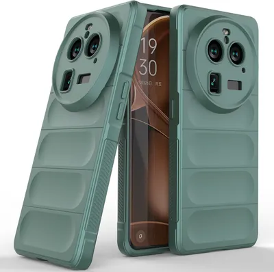 Produktbild von OPPO Find X6 Pro Hülle, Weich TPU Silikon Stossfest Anti-rutsch Schutzhülle für OPPO Find X6 Pro Grün