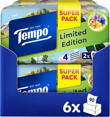 Produktbild von Famanu Taschentücher Set - 2 Packungen mit 90 Tüchern