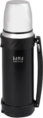 Produktbild von Bama Thermosflasche Elba Schwarz 1L