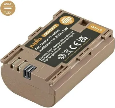 Zdjęcie produktu dla JUPIO Akumulator Canon LP-E6NH Ultra USB-C