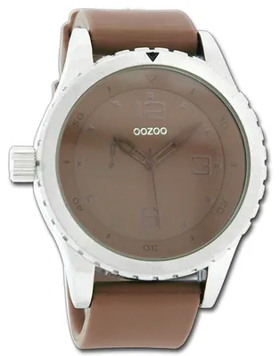 Produktbild von Oozoo Damen Herrenuhr Vintage Series braun Lederarmband Quarz Analoguhr D3UOC3677A