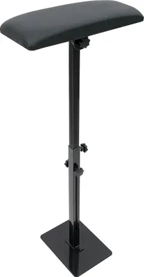 Zdjęcie produktu dla Podłokietnik do tatuażu – akcesoria do tatuażu – regulacja wysokości 68–100 cm – ergonomiczna konstrukcja – stop aluminium – wyściełanepoliuretan podparcie – czarny