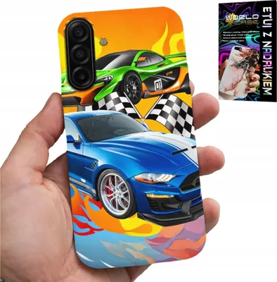 Immagine prodotto di Custodia per Samsung Galaxy A17 5G - Per bambini, auto da corsa
