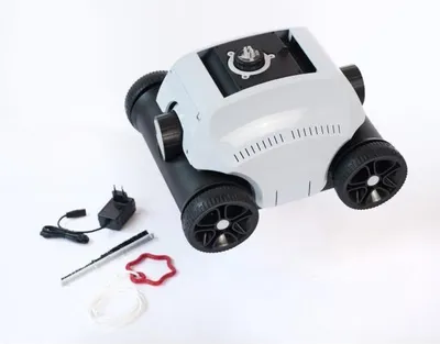 Produktbild von Poolreinigungsroboter, Akku-Betrieben, UBBINK Robotclean Accu, Für Pools bis 50m², Reinigt Boden