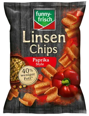 Produktbild von funny-frisch Linsen Chips Paprika Style 90g