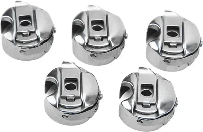 Produktbild von Nähmaschinen-Spulenkapsel, 5 Stück, Edelstahl, für elektrische Industrienähmaschinen, Nähzubehör