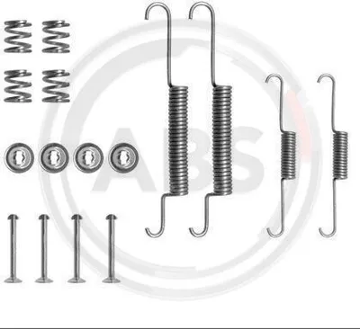Produktbild von A.B.S. Zubehörsatz Bremsbacken 0556Q Hinten für RENAULT 5 (122)