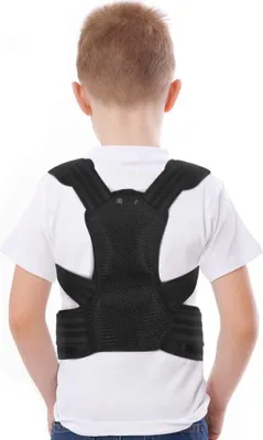 Produktbild von Haltungskorrektur für Kinder, Rückenhaltungsbandage mit verstellbaren Schulterpolstern für Teenager zur Unterstützung der Wirbelsäule(M)