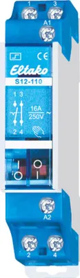 Produktbild von Eltako Stromstoßschalter f.Reihe. 1S1Ö 16A S12-110-8V