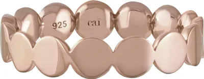 Produktbild von cai Ring 925 Sterling Silber rosévergoldet Boho
