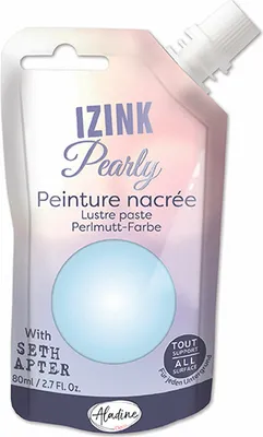 Produktbild von Aladine Aladine Izink Pearly Perlmuttfarbe 80 ml Blaugrau