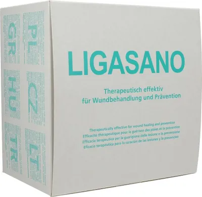 Produktbild von LIGASANO weiß Verband 1x15x15 cm unsteril
