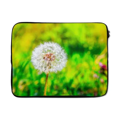 Produktbild von MuchoWow® Laptop Hülle 15 Zoll Löwenzahn - Gras - Blume Laptoptasche - Laptoptasche - Sleeve - Rundum-Schutz