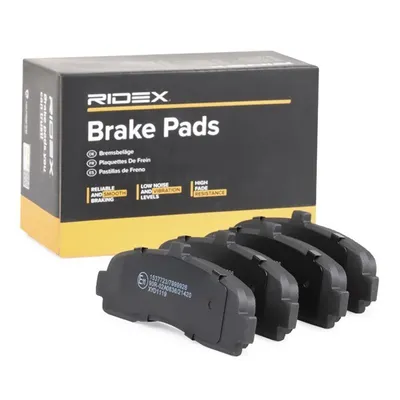 Produktbild von RIDEX 402B0190 Bremsbeläge Satz Vorne für NISSAN MICRA III (K12) für CHEVROLET Trans Sport (U) für CADILLAC ELDORADO Coupe