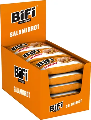 Produktbild von BiFi Original Salamibrot 16 x 55g BiFi Salami trifft würziges Sauerteigbrot NEU!