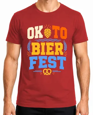 Immagine prodotto di OKTO BIER FEST: Maglietta a tema , Baviera, abbigliamento tradizionale, pantaloni in pelle, da uomo, colore rosso, taglia XXL