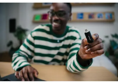 Immagine prodotto di Chiavetta USB Verbatim 30224 da 64 GB, Verbatim 3.2 Tipo C Plectra, nera