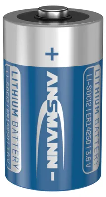 Produktbild von ANSMANN Batterie ER14250 1/2AA 3,6V 1200 mAh,Li-SOCl2 LS 14250 ER3S