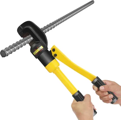 Produktbild von Hydraulische Bewehrungsschere mit 8 Tonnen und 4-16 mm Schnittbereich, tragbar mit Koffer für Baustellen und Werkstätten