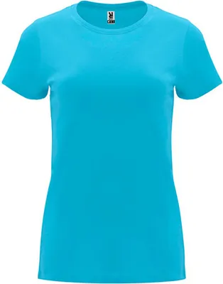Produktbild von Roly CA6683 | Damen Capri T-Shirt, Tailliert und eng anliegend geschnitten - Farbe: 12 Turquoise - Größe: M