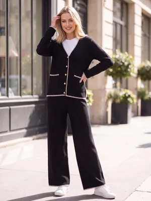 Produktbild von Set V-1 Damenmode Eleganz ZLR029 black ONESIZE