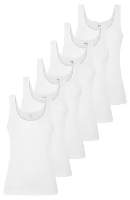 Produktbild von Speidel 6er Pack Basic Unterhemd / Top Weicher Baumwollfeinripp für höchsten Komfort, Klassischer Rundhalsausschnitt für Vielseitigkeit, Ideales Basic für Alltag und Wäschegarderobe