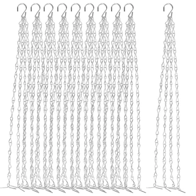 Produktbild von Omgoods – Set mit 10 hängenden Pflanzkörben, 40 cm lang
