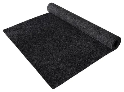 Produktbild von Primaflor Nadelfilz TURBO B1 - Anthrazit - 2,00m x 10,00m - Meterware - Trittschalldämmender Teppich Bodenbelag, Ideal für Wohn- & Büroräume