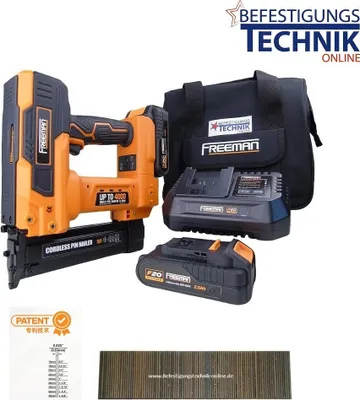 Image de Cloueuse sans fil Freeman LD635 15-35 mm 2x2,0 Ah pour Hikoki NP18DSAL Makita DFN350Z Prebena ALK35