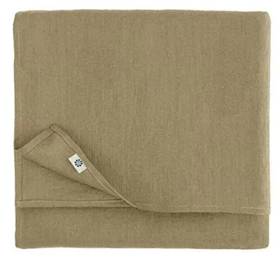 Zdjęcie produktu dla Obrus lniany 80X80 cm beżowy do kuchni salonu kawiarni naturalna tkanina