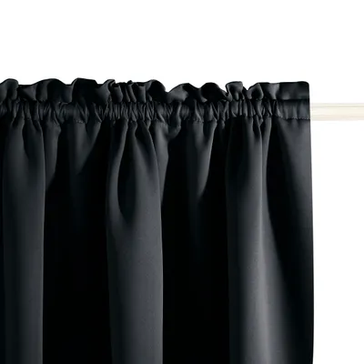 Zdjęcie produktu dla Zasłona zaciemniająca Hold czarna 140 x 270 cm na taśmie