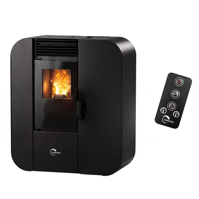 Zdjęcie produktu dla Pelletofen Slim Astral, czarny, 9,4 kW, Sannover