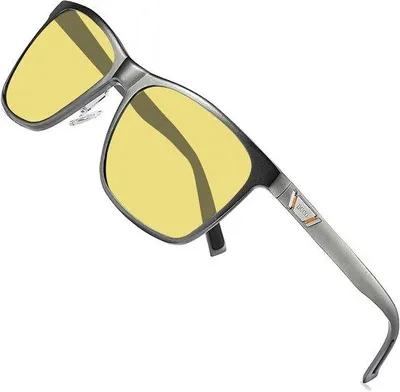 Produktbild von DUCO Brille für Damen und Herren, polarisiert, Schutz vor Blendung, Nachtsichtbrille, HD-Nachtsicht, gelbe Brille, Modell 3029HY