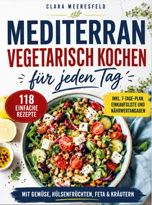 Produktbild von Mediterran vegetarisch kochen für jeden Tag