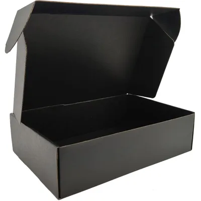 Productafbeelding van Middelgrote verzenddozen, 300 x 230 x 100 mm, zwart (verpakking van 20 stuks)