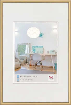A framed picture of an interior scene.