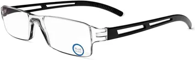 Produktbild von Lesebrille ohne Rand, Blaulichtfilter, zum Lesen, für Männer und Frauen