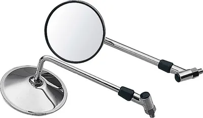Produktbild von Hashiru Lenkerspiegel Chrom Ø117mm M10x1,25R E-