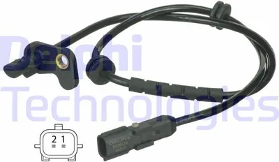 Produktbild von DELPHI ABS Sensor Raddrehzahl für RENAULT Clio IV Schrägheck (BH) SS20474