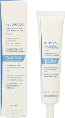Produktbild von Ducray Kelual DS, Unisex, Anti-Reizung, Anti-Rötung, Wirkt beruhigend, Klärend, Beruhigend, Röhre, WATER (AQUA)CAPRYLIC/CAPRIC TRIGLYCERIDEDIMETHICONEDICAPRYLYL ETHERCETEARYL ALCOHOL.LACTAMIDE..., Frankreich, 40 ml