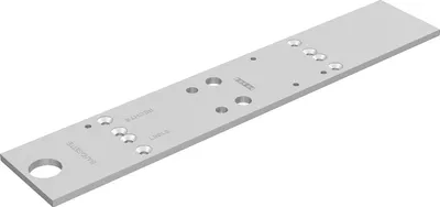 Produktbild von GEZE - Montageplatte Silber - für Gleitschienen-Türschließer TS3000V - 1400-0007