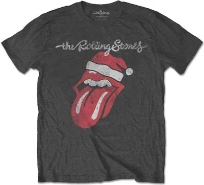 Productafbeelding van The Rolling Stones - Uni T-shirt, maat M - Grijs