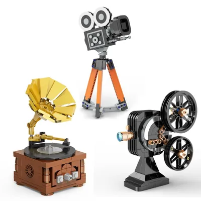 Productafbeelding van Retro Bouwset van een Phonograaf Camera